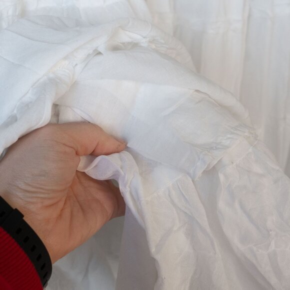 NWT! RARE! Free People Stuck In The Moment White Tiered 100% Cotton Skirt! - Picture 10 of 16